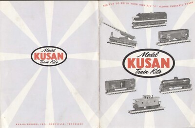 KUSAN Katalog Modelleisenbahn Bausätze 1958 ? USA O Scale E aa
