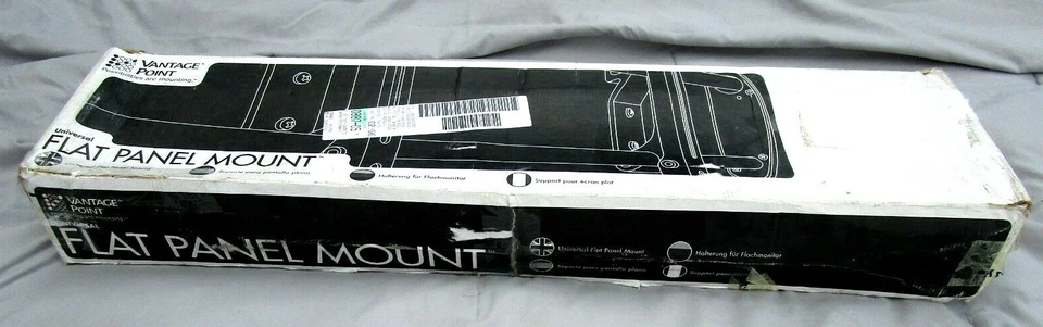Vantage Point CGUFP01-SI Universal Flat-Panel Wall Mount for 30-50in Silver-New  - Image 2 of 2