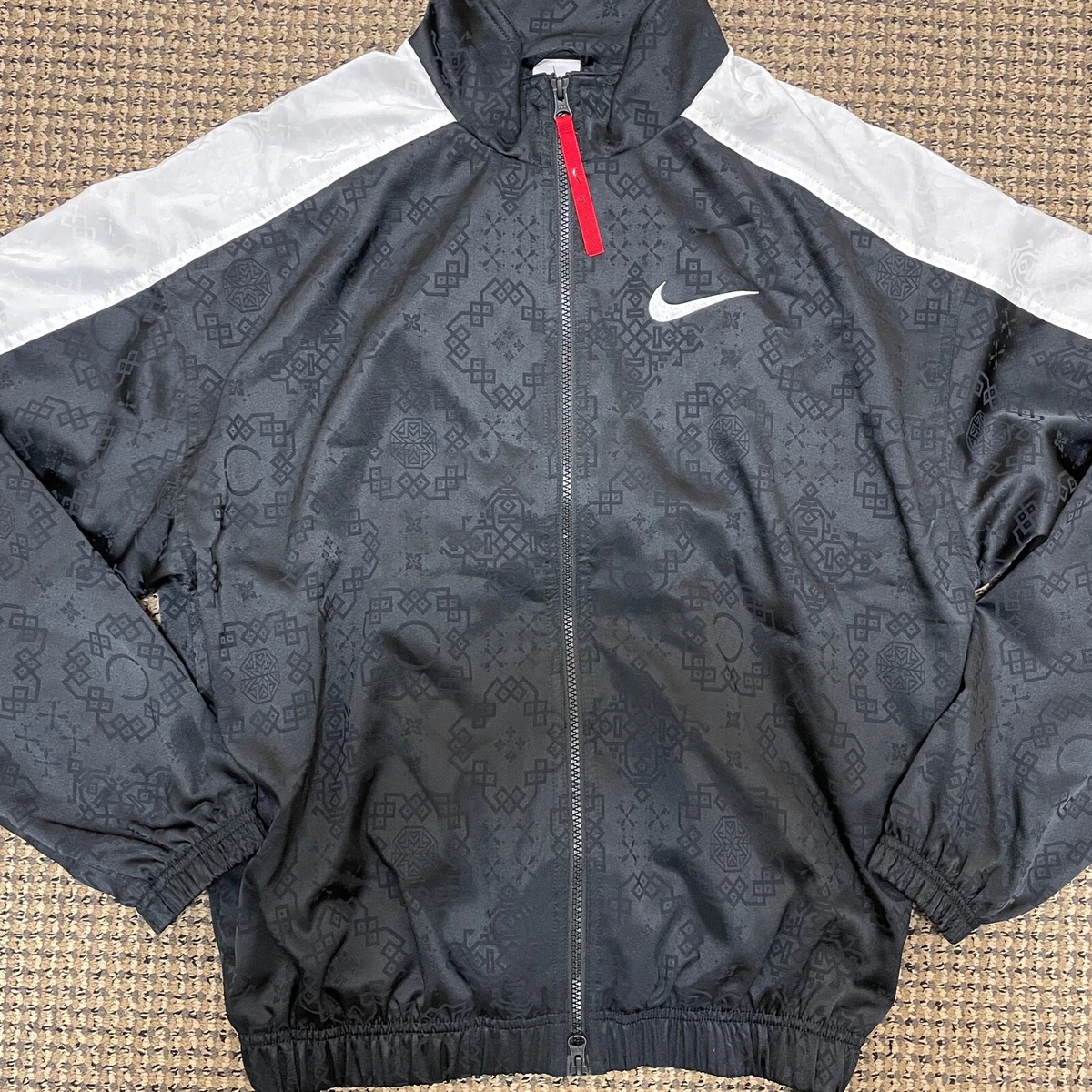 Nike NikeLab Clot Air Force 1 Silk Track Jacket Black White CT4083