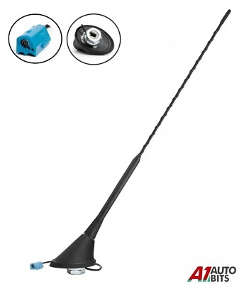 For Vauxhall Astra H Zafira B Corsa C D E AM/FM Roof Antenna Aerial + Base Mast