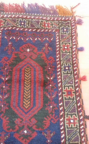 4'1 x 6'4 Handmade vintage afghan tribal qalamdan wool persian rug *BEST PRICE* - Picture 6 of 7