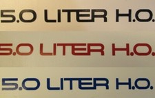 1983-86 Trans Am 5.0 Liter H.o. Hoodrocker Panel Decal Set Offered In 6 Colors