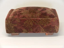 Deco Low Profile Footstool (in 6 fabrics) 