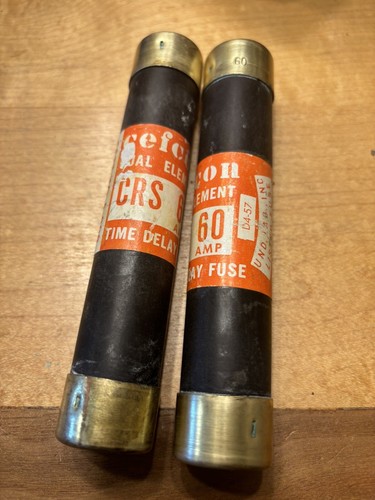 Cefcon CRS60 Dual Element Time Delay Fuse 60A 600V | eBay
