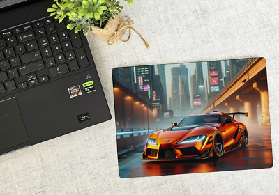 Toyota Supra Auto Mausmatte Gamer Mousepad PC Computer Geburtstag 20x28cm