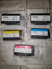 INKJET CARTRIDGE SERIES 5 PACK 950XL BLACK 951XL YELLOW MAGENTA CYAN