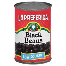 La Preferida Low Sodium Black Beans , 15 OZ (Pack of 1)