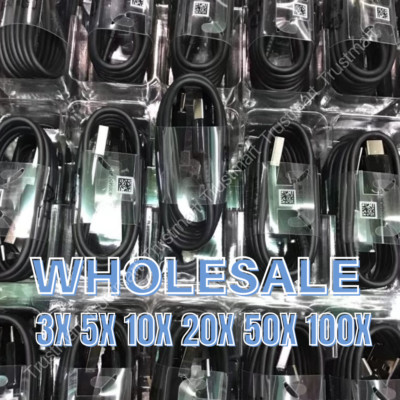 1X-100X Wholesale Bulk Type C Charger Cable USB C Fast Charging Cord For Samsung