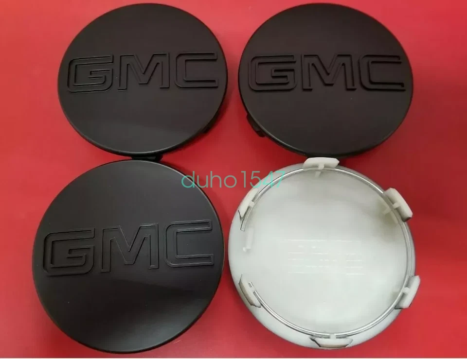 4PCS Set For Sierra Yukon Denali Brushed Wheel Center Hub RIMCaps 22837060 3.25" Foto 3 de 3