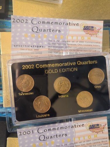 1999-2003 ~ 50 States Commemorative Quarters ~ Gold Edition & Philadelphia Mint - Picture 4 of 13