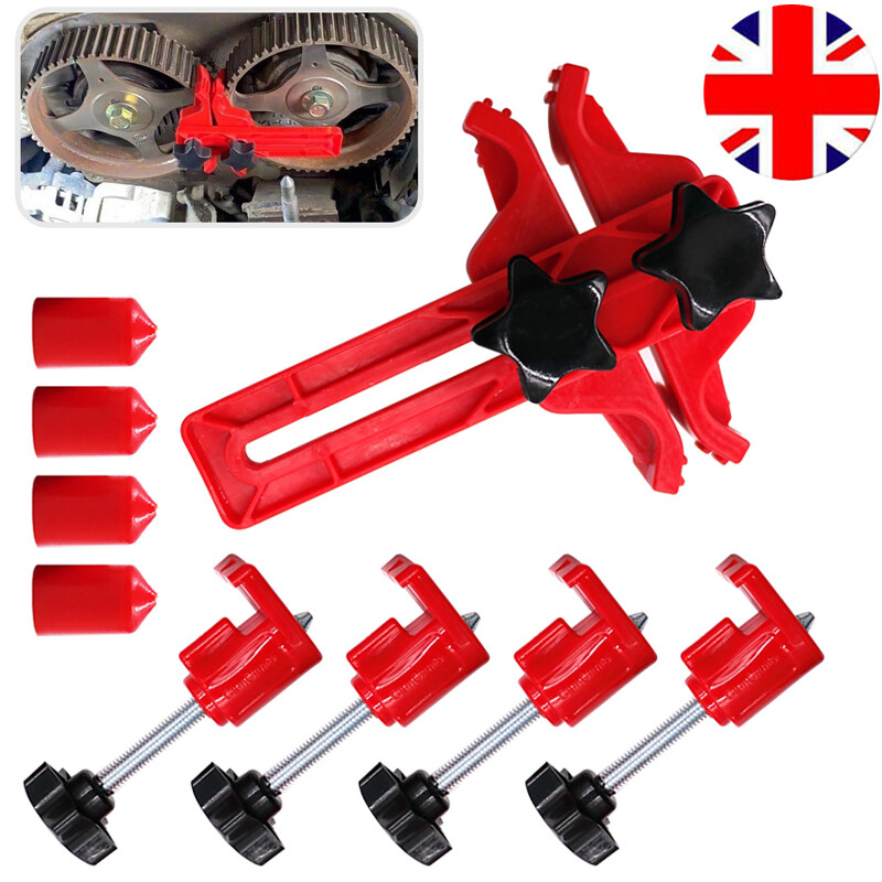 Universal Camshaft Dual Cam Clamp Alignment Timing Belt Gear Locking