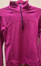 Tek Gear Women s Pink Active Jacket Size Large 1/4 Zip