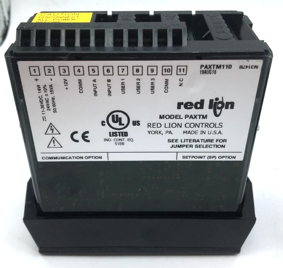 Red Lion Controls Timer Module PAXTM110 New - Image 4 of 4