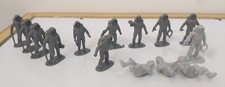 Vtg Astronaut Plastic Figures Moon Landing 2" 14 Pieces