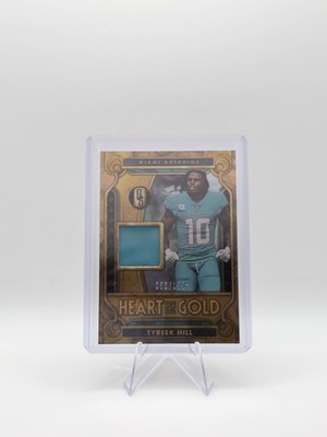 2023 Panini Gold Standard TYREEK HILL Heart of Gold Jersey Swatch /199 #7 Dolphi