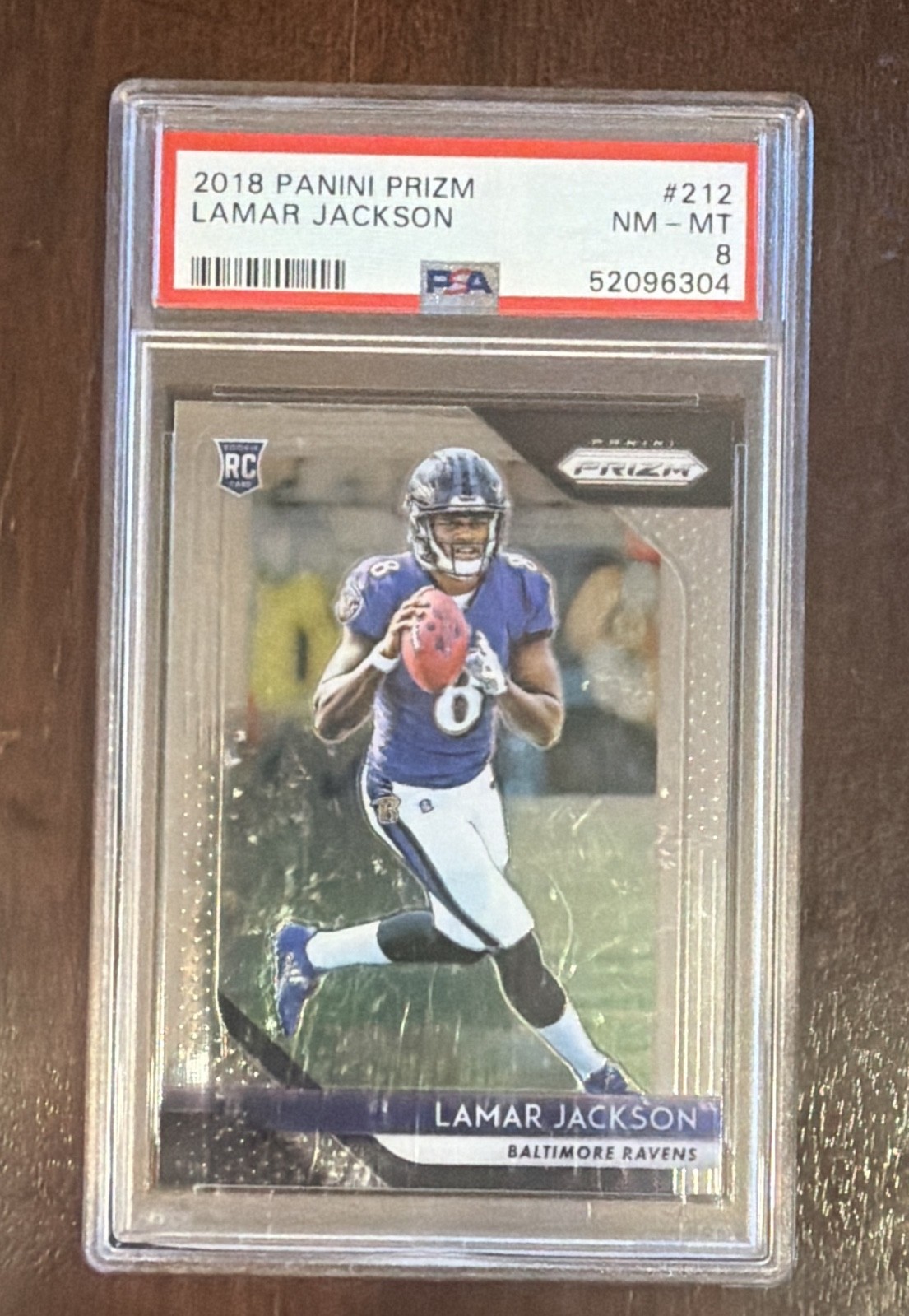 Lamar Jackson RC 2018 Panini Prizm - Rookie #212