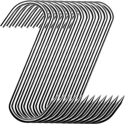 #ad #ad 5.12Inch Meat Hooks20Pcs 304 Stainless Steel Butcher Hook Smoking HooksHanging $13.87