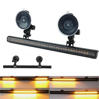 48LED Auto Blitzlicht Frontblitzer Warnleuchte Dash Strobe Notfall Warnung Gelb