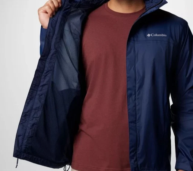 Columbia Men's Navy WaterTight II Jacket (RS2433-466) Sizes 2X/LT/3XT - NWT - Image 3 of 4