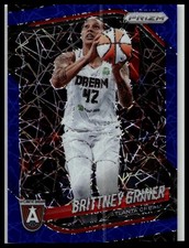 2025 Panini Prizm WNBA #46 Brittney Griner Blue Velocity Prizms