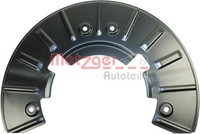 Metzger Autoteile Spritzblech Bremsscheibe 6115135 FüR VW Touareg Audi Q7 7LA