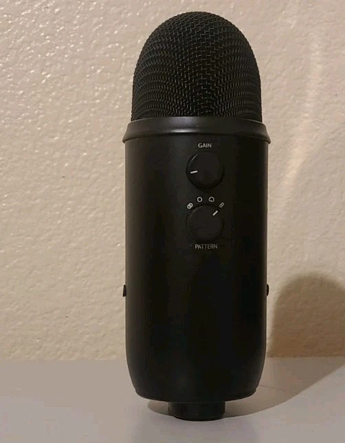 Blue Yeti USB Microphone Only - No Stand - Black Tested Working Great A00121 - Image 3 of 4