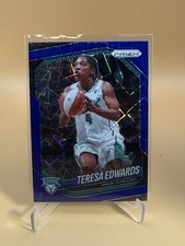 2025 Prizm WNBA Blue Velocity #126 Teresa Edwards Minnesota Lynx