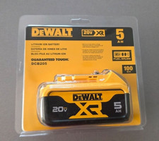 DeWALT Batterie renforcée XR 18V 5 Ah Li-Ion Original.