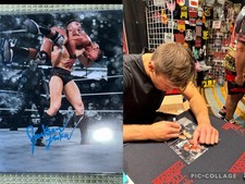 Jackson Drake Signed Metallic 8x10 Proof WWE ID Promo NXT Vanity Project