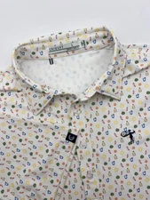 Criquet Men's Performance Spicy Marg Sport Range Stretch Polo Shirt Large