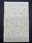 1865 Civil War Soldier Letter Assassination Abraham Lincoln Caught John Booth
