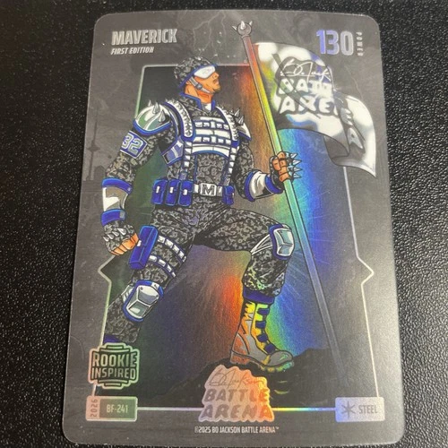 2026 Bo Jackson Battle Arena Maverick Steel Battlefoil Rookie Cooper Flagg