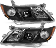 Headlight Assembly Compatible with 2007-2009 Toyota Camry 4 Door Exclude Hybrid