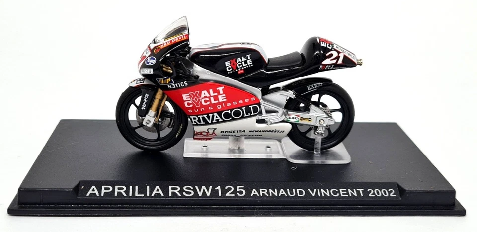 Deagostini 1/24 - Aprilia RSW 125 Arnaud Vincent 2002 Model Motorcycle - Image 3 of 4