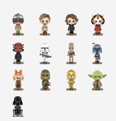 Pop Mart Star Wars Bobblehead Series Figures Sealed Case (12 Blind