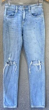 Levi's 721 High Rise Skinny Jeans Juniors Size 27 Italian Denim