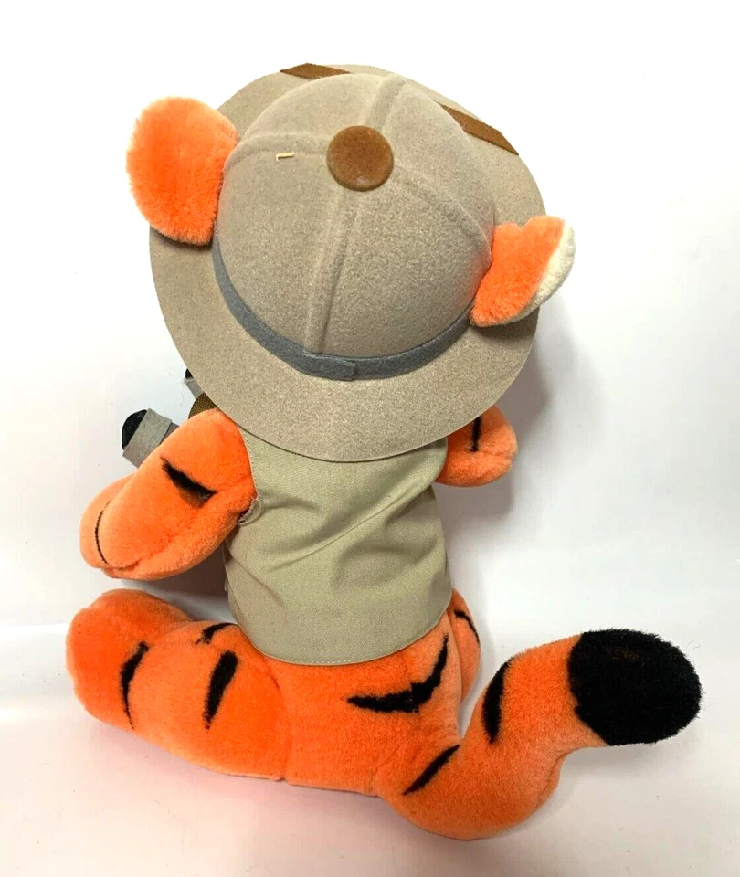 Walt Disney World Safari Tigger Binoculars Soft Stuffed Toy Winnie pooh 12" (F4) - Image 4 of 4