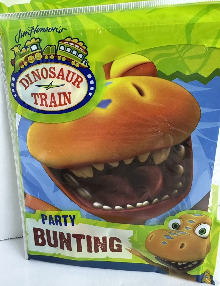 Jim Henson Buddy Dinosaur Train Happy Birthday Party Bunting Banner - Image 3 of 3