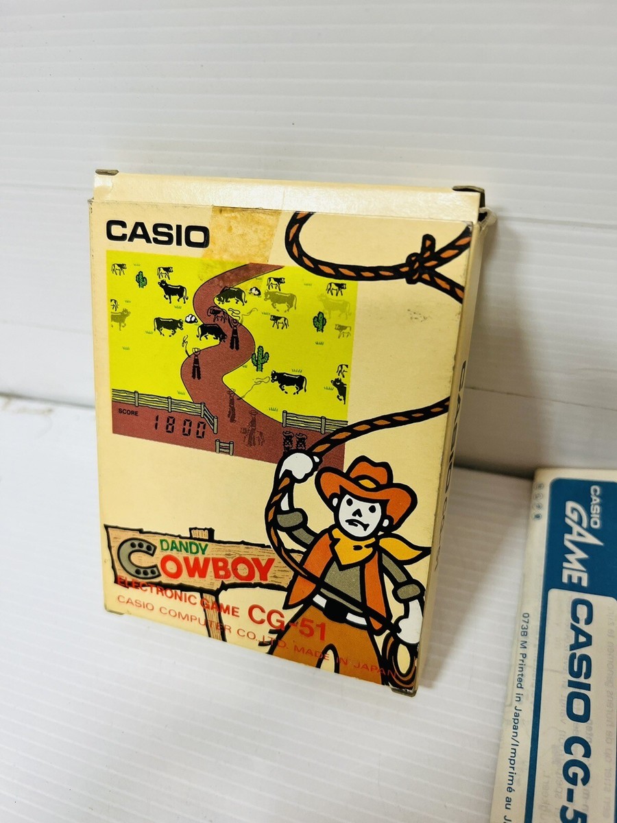 Casio CG-51 Dandy Cowboy Videogame LCD Vintage Brand New | eBay