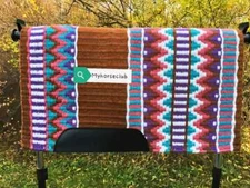 Horse Western Show Saddle pad Top Wool Pad Sensor Flex Size 34" L x 36" W
