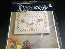 Princesse Cross Stitch Kit, "Belle Epoque", Letters and Numbers, NIP