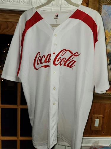 Badger Sport Vintage Posada #20 Coca Cola Baseball Shirt XL