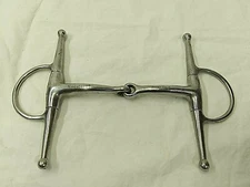 KORSTEEL 5 1/2" Eggbutt Full Cheek Snaffle Bit ~ Pre-Owned t5