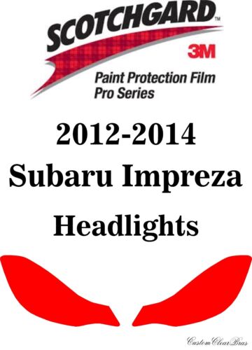 Film de protection de peinture 3M Scotchgard série Pro convient 2014 Subaru Impreza - Photo 1/3