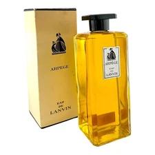 Huge 1960s 16 oz. Arpège Eau de Lanvin Perfume - Vintage Ultra Rare NIB Pristine