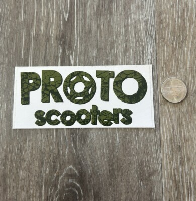 NEW PROTO WHEELS VINTAGE SURF BMX SUP SNOW MX SKATEBOARD GOLF SCOOTER STICKER
