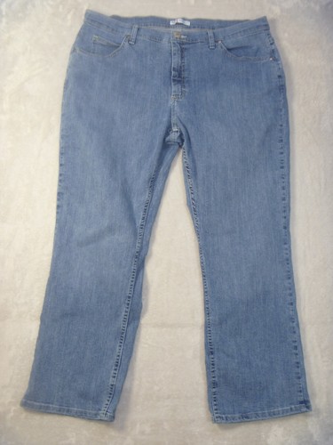 Riders by LEE Jeans Womens Size 18P Petite Classic Fit Light Blue Straight Leg