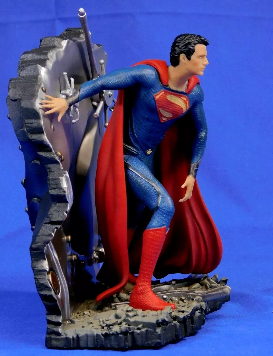 RARE SUPERMAN MAN OF STEEL BANK VAULT STATUE DC COLLECTIBLES GENTLE GIANT  1:12