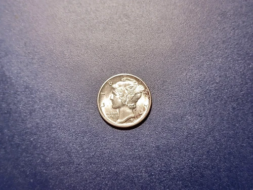 Gem BU FSB 1937-D Mercury Dime