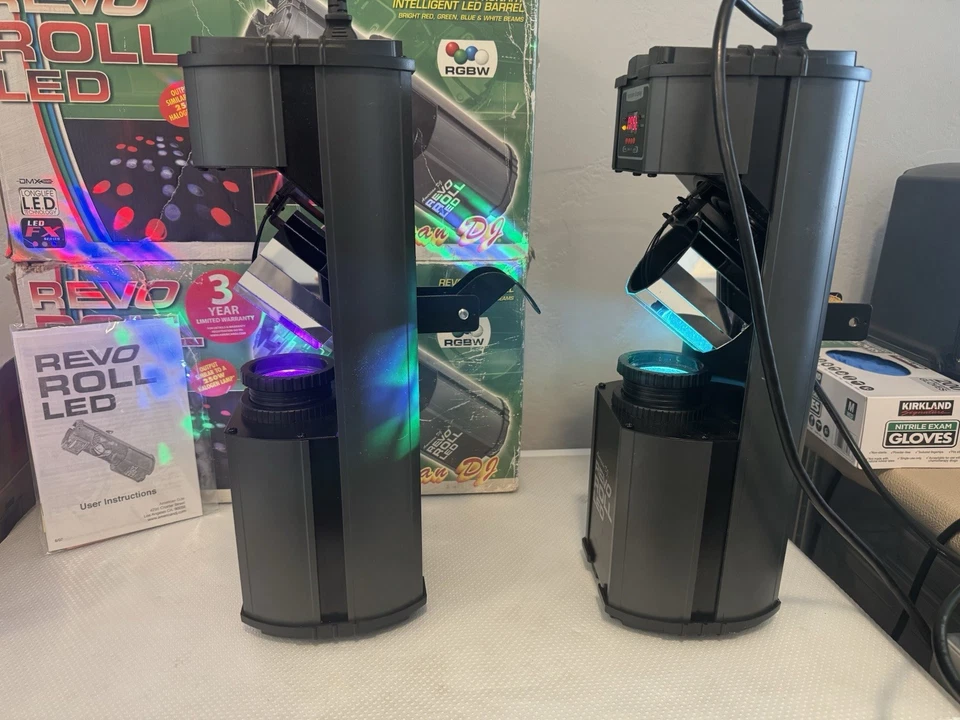 ADJ American DJ Revo Roll LED DMX RGBW Color Strobe Party Dance Beam Effect FX - Image 3 of 4